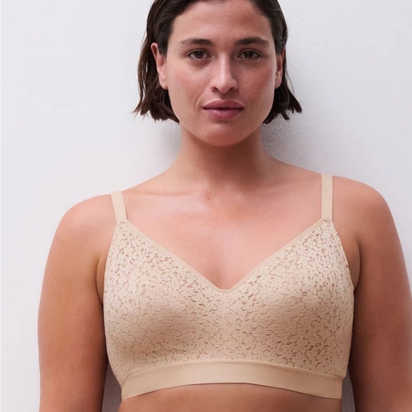 Chantelle Other - Chantelle Norah Comfort Supportive Wirefree Bra Nude Blush 30DD